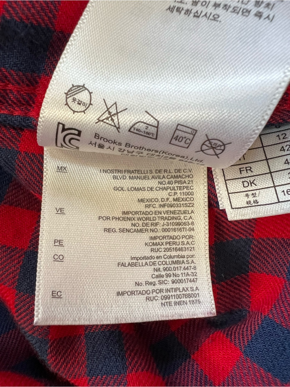 Brooks Brothers Plaid Flannel Cotton Long Sleeve Tie Waist Shirt Dress Pockets 6 - Picture 8 of 9
